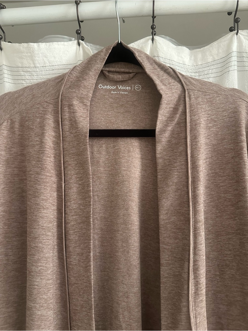 Outdoor Voices CloudKnit robe M/L Mocha - Picture 5 of 5